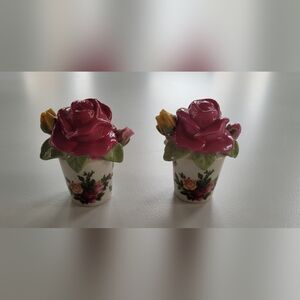 Royal Albert Old Country Roses Salt & Pepper Shakers